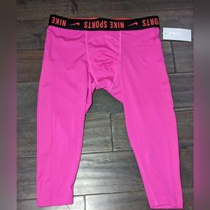 Nike x Barry's Crop Tight Fire Pink Adult Large